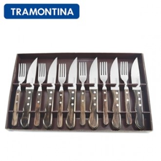 Jogo para Churrasco Tramontina Polywood 12 Peças Marrom - 21199996