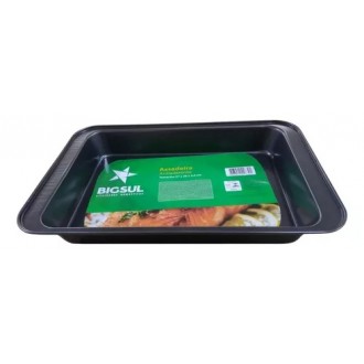 Forma Assadeira Antiaderente Retangular 32 x 22 x 4,8 cm
