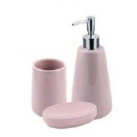 Conjunto Banheiro Pale Softpink 3pcs Mimo - Mimo Style