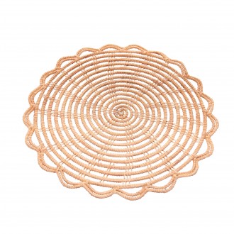 LUGAR AMERICANO PALM DE FIBRA NATURAL FLOR 35CM