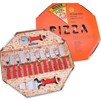 Conjunto para pizza com 14 peças Vermelho - Tramontina