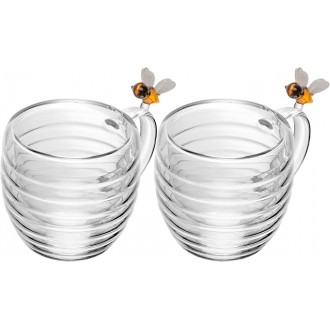  CONJUNTO 2 XÍCARAS CAFÉ LOVELY BEE 80ML 