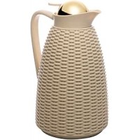  GARRAFA TÉRMICA 1 LITRO NEW RATTAN DOURADA  