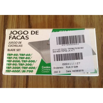 Jogo De Facas Trf70/80/90/300/400/trp40 Jk700